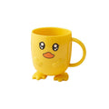 Axyaa Cute Duck Stainless Steel Ramen Bowl, Double-layer Kitchen Tableware