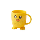 Axyaa Double-layer Cute Duck Ramen Bowl With Lid Stainless Steel Tableware