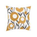 Axyaa Floral Embroidery Geometric Cushion Cover 45x45 for Home Decor