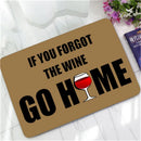 Axyaa Funny Wine Doormat for Home, Kitchen, Bathroom - Christmas Gift