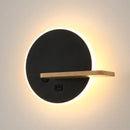 Axyaa Nordic LED Wall Lamp with USB Charging Port and Switch