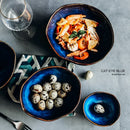 Axya European Porcelain Deep Bowl Set - Creative Irregular Tableware Dish Bowl