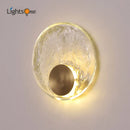 Axya Copper Round Wall Lamp for Bedroom and Living Room