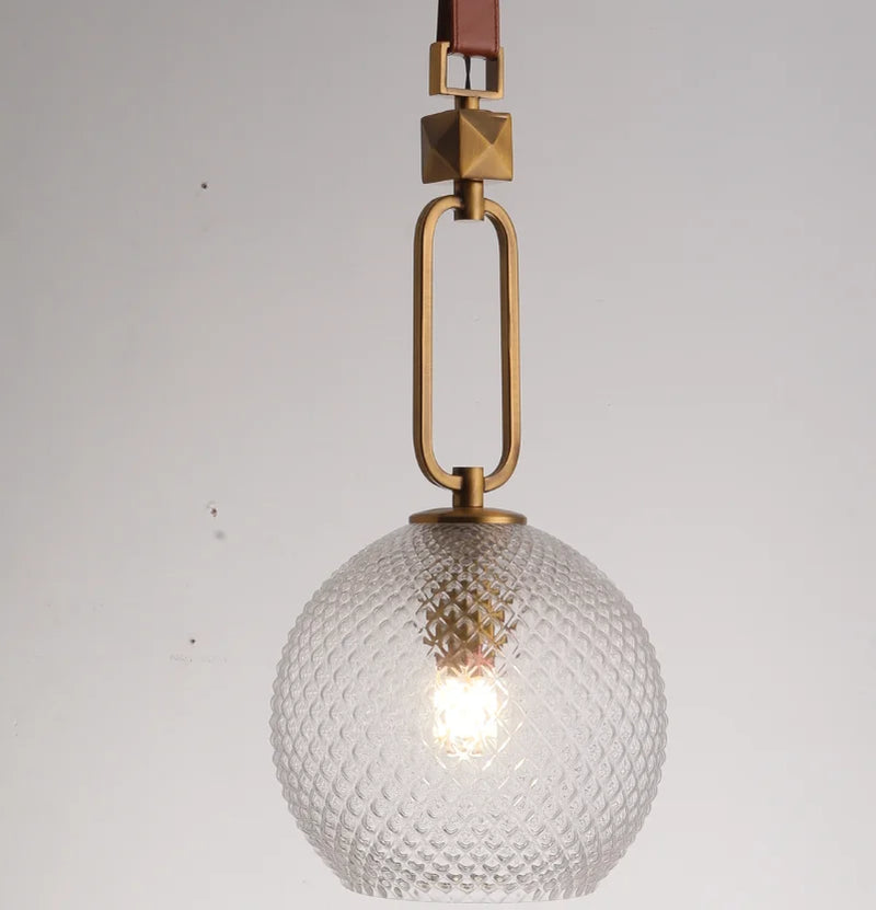 Axyaa Glass Pendant Lamps for Bedroom & Kitchen Lighting