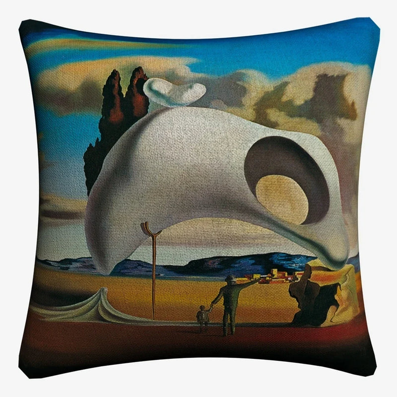 Axyaa Salvador Dali Inspired Abstract Art Cushion Cover 45x45cm