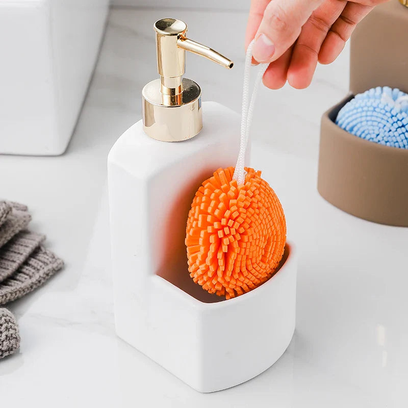 Axya Ceramic Lotion Bottle for Household and Bathroom Dispensing