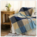 Axyaa Retro Patchwork Sofa Throw Blanket 220x260cm