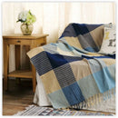 Axyaa Retro Patchwork Sofa Throw Blanket 220x260cm