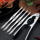Axyaa Crab Cracker & Fork Set - Kitchen Gadget for Seafood Eating