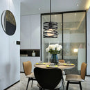 Axyaa Spiral Swirl LED Pendant Chandelier for Living Room & Kitchen