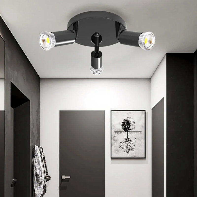 Axyaa Rotatable Ceiling Mounted LED Chandelier for Living Room and Kitchen