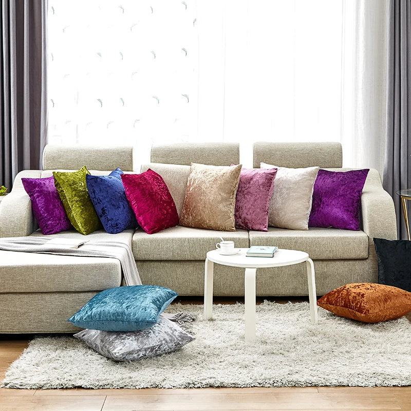 Axyaa Velvet 45x45 Cushion Cover for Chic Home Decor