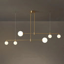 Axyaa Glass Ball Pendant Light for Modern Dining Room & Kitchen Decor