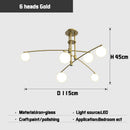 Axyaa Modern Minimalist Nordic Chandelier for Stylish Living Room Décor