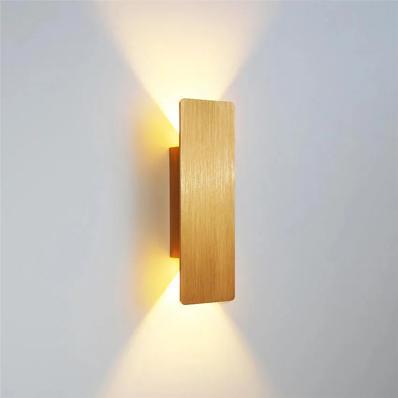 Axyaa Aluminum LED Wall Lamp for Stylish Living Room and Loft Stair Lighting