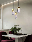 Axya Luxury Crystal Small Pendant Lights - Modern Minimalist Design