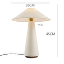 Axyaa Nordic Fabric Table Lamp with LED Bulb, Modern Design