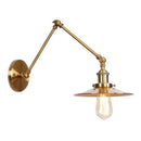 Axyaa Gold Adjustable Long Arm Wall Light Fixture