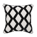 Axyaa Geometric Tufted Cushion Cover, Black and White, Home Decor, 45x45cm, 30x50cm