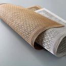 Axya Heat-Insulating Non-Slip Coaster Tea Mat, Rattan Woven PVC Saucer Rectangle