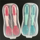 Axya Baby Spoon Fork Set Child Eating Training Portable Tableware