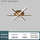 Axyaa LED Chandelier Ceiling Light: Modern, Minimalist, Dimmable for Living Room, Bedroom, Dining