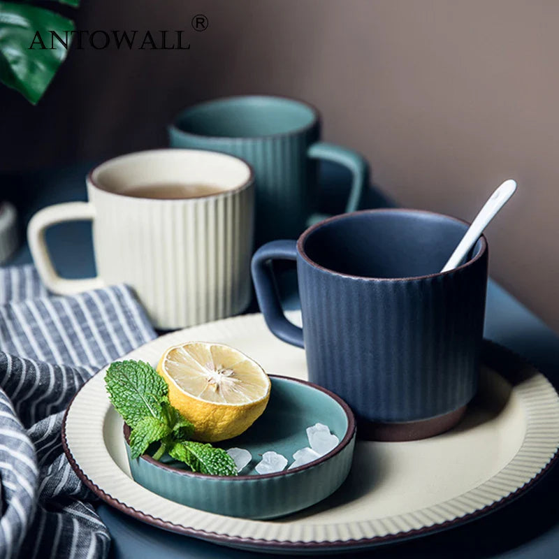 Axya Nordic Ceramic Coffee Mug - Set of 2