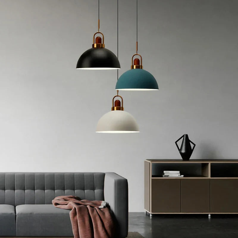 Axyaa Nordic LED Pendant Light, Modern Industrial Style Chandelier for Home Decor