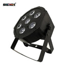 Axyaa LED Par Stage Wash Light 8pcs: 7X12w/7X18W RGBW for DJ Disco Wedding Nightclub