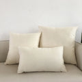 Axyaa Ivory Sofa Cushion Cover in Various Sizes for Home Decor