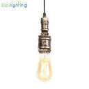 Axyaa Vintage Industrial Iron Pipe Pendant Lamp Fixture