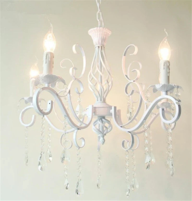 Axyaa Retro Loft Crystal Chandelier for Dining Room and Cafe