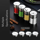 Axyaa Stainless Steel Spice Jar Seasoning Container Kitchen Gadget