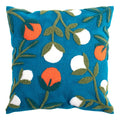 Axyaa Floral Embroidery Pillow Cover 45x45cm Soft Cozy Home Decor