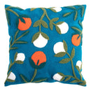 Axyaa Floral Embroidery Pillow Cover 45x45cm Soft Cozy Home Decor