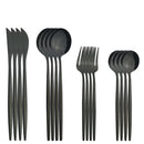 Axyaa Mint Green Stainless Steel Cutlery Set - 16pcs for Kitchen Tableware