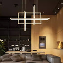 Axyaa Geometric Aluminum Pendant Light for Living Bedroom Restaurant Dining Kitchen