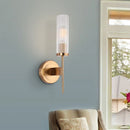 Axyaa Postmodern Glass Wall Sconce for Hotel and Foyer Illumination