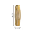 Luxury Gold Ceramic Vase by Axyaa - Elegant Porcelain Flower Vase for Home Decor