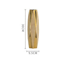 Luxury Gold Ceramic Vase by Axyaa - Elegant Porcelain Flower Vase for Home Decor