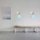 Axyaa Industrial Macaron Wall Sconce Light for Loft Bedroom and Staircase