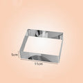 Axyaa Stainless Steel Tiramisu Mousse Cake Mold Kitchen Baking Tools