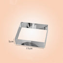 Axyaa Stainless Steel Tiramisu Mousse Cake Mold Kitchen Baking Tools