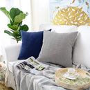 Axyaa Corduroy Cushion Cover 45x45cm Soft Home Decor Pillow for Sofa and Car