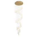 Axyaa Modern Minimalist Spiral Stair Pendant Chandelier for Duplex Villas and Lofts