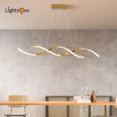 Axya Nordic Minimalist Helix Pendant Lamp for Luxury Dining and Bar Settings
