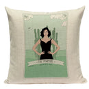 Axyaa Cactus Cartoon Cushion Cover - Colorful Home Decor Pillow Case