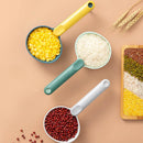 Axyaa Multifunction Plastic Rice Scoop Sealing Clip Measuring Spoon Kitchen Utensils