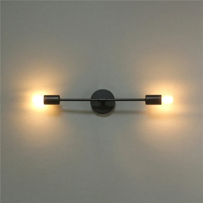 Axyaa Modern Iron LED Double Head Wall Lamps for Home Decor Lighting