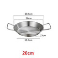 Axyaa Stainless Steel Cookware Set with Double Handles & Storage Tray